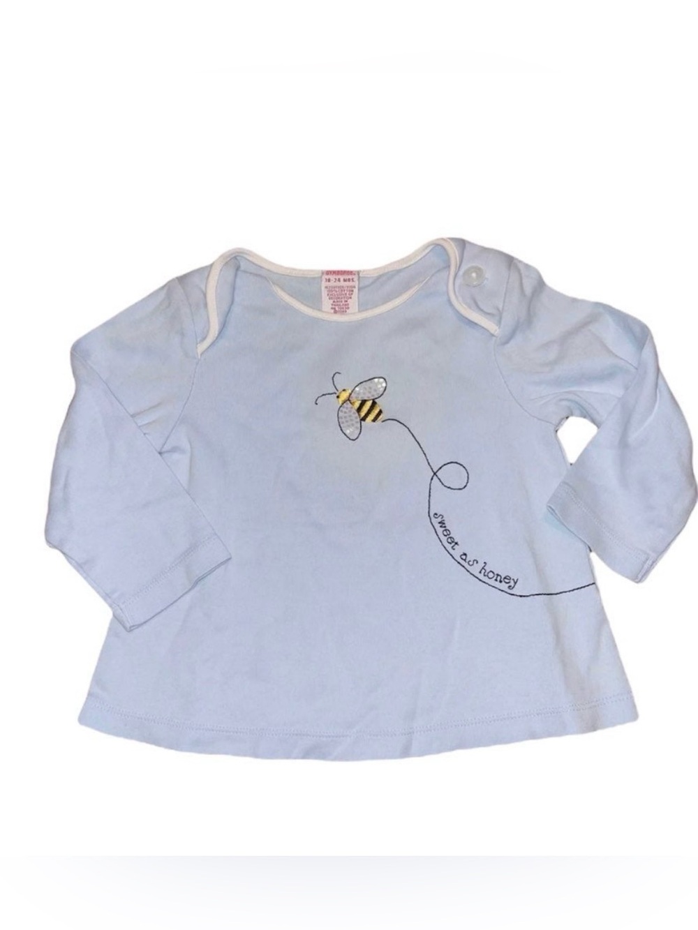 Gymboree Baby Girl Bumble Bee Long Sleeve Shirt